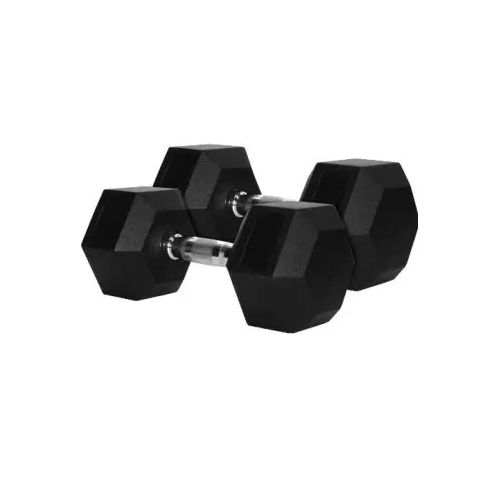 12.5KG Professional Rubber Hex Dumbbell Pair Item | Buy 12.5KG Professional Rubber Hex Dumbbell Pair | SPOP Enterprise Global